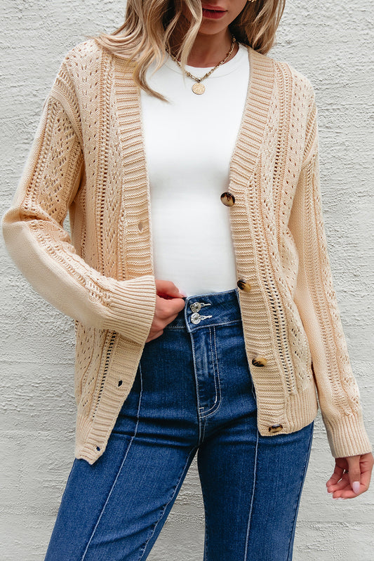 Honeycomb Breeze Knit Cardigan
