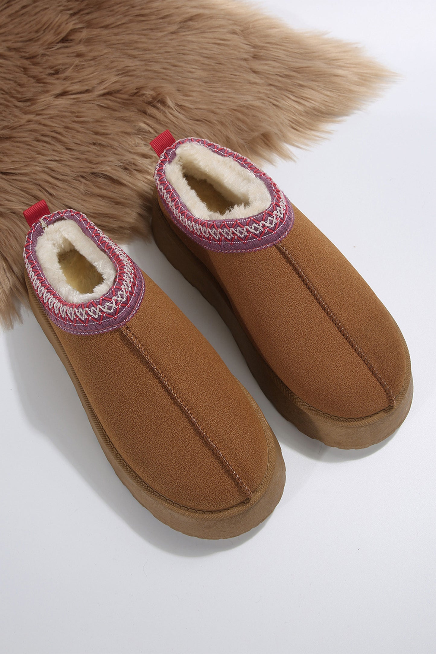 Harvest Trail Cozy Suede Flats
