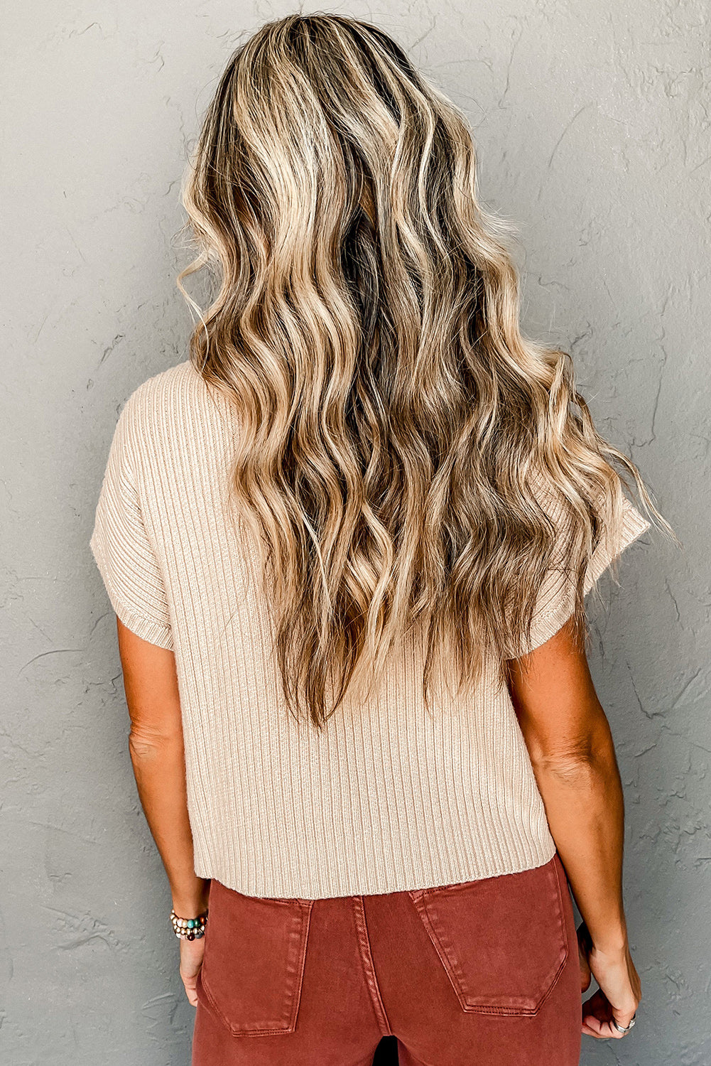 Ribbed Ease Knit Top