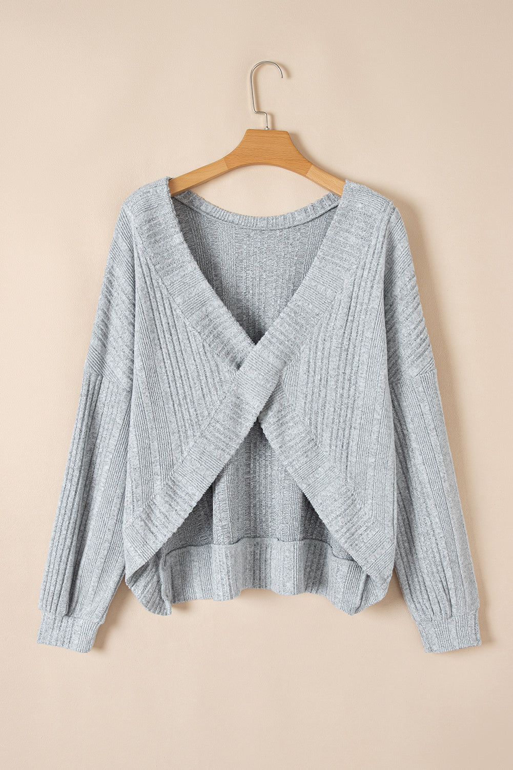 Crossed Paths Backless Sweater