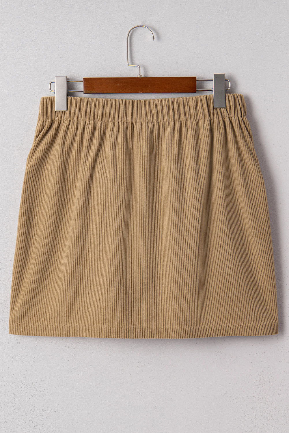 Camel Corduroy Skirt