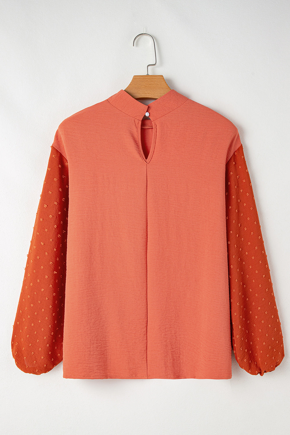 Whispered Dots Long Sleeve Blouse