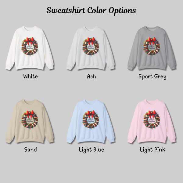 All Booked for Christmas Sweatshirt