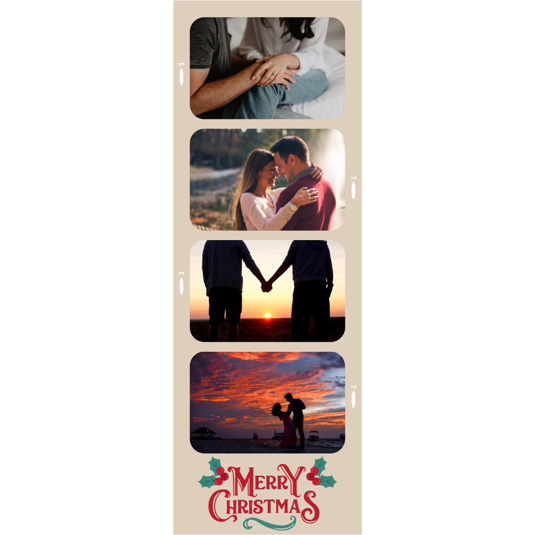 Christmas Photobooth Christmas Ornament