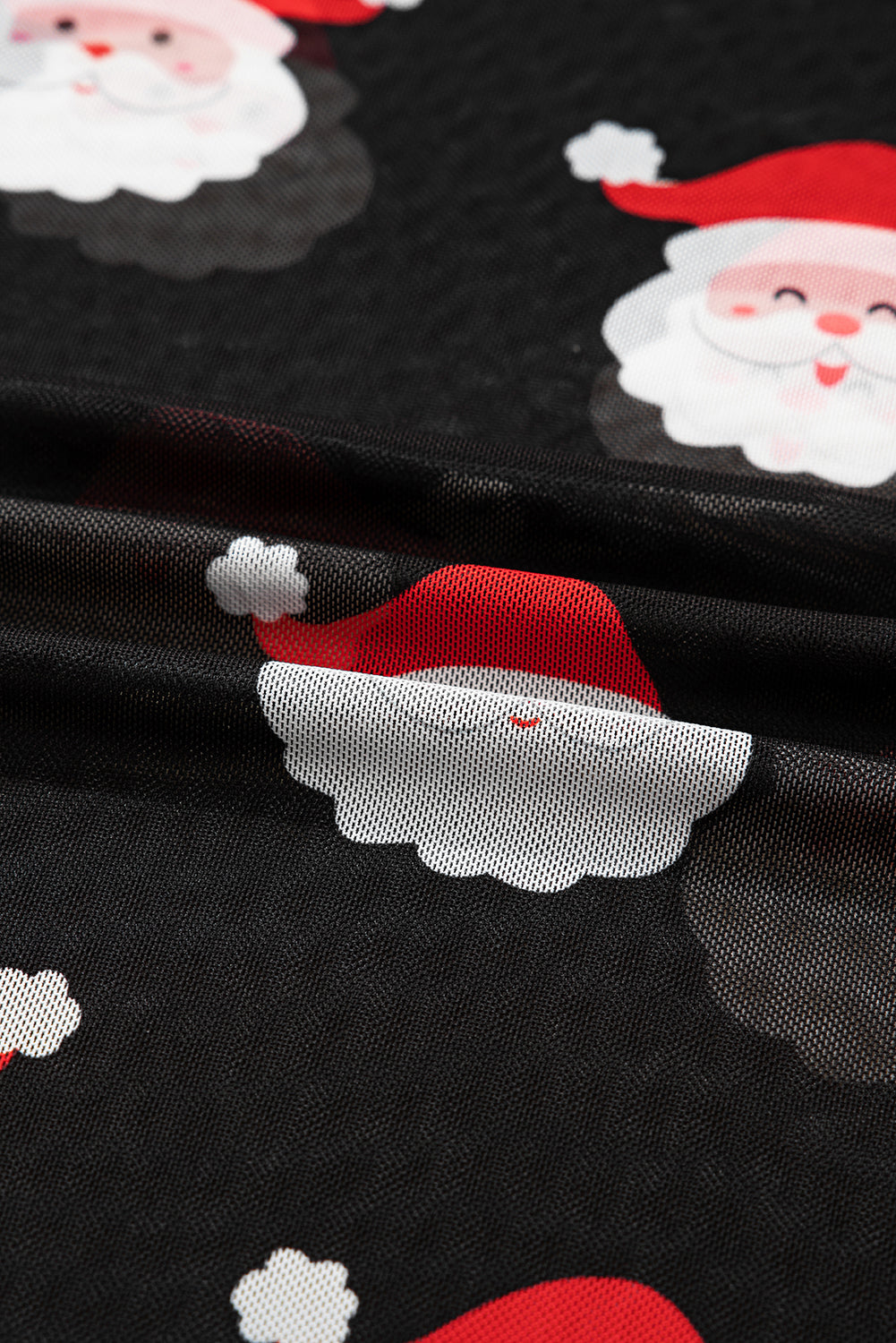 Jolly Santa Mesh Top