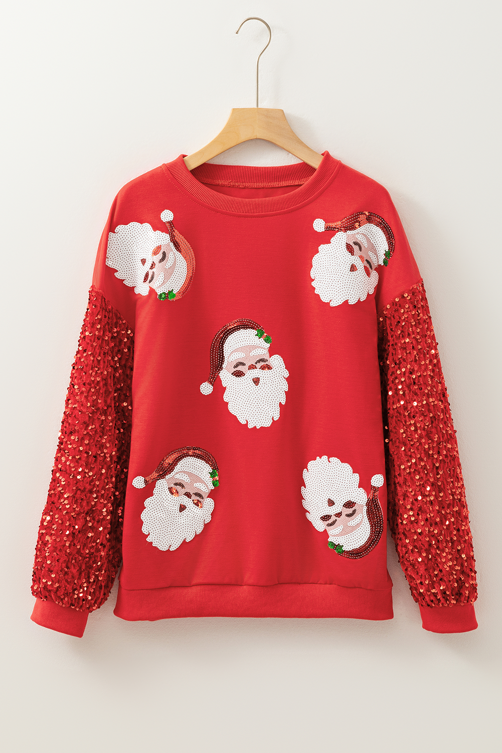 Sparkle & Santa Sequin Sweatshirt