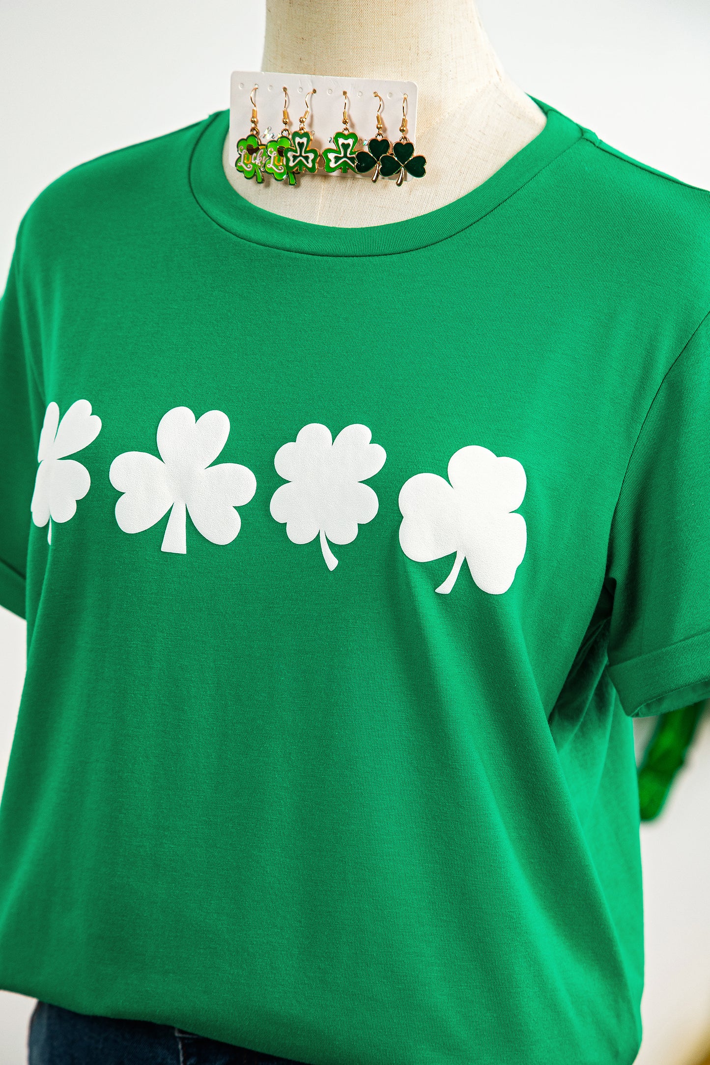 Lucky Clover Row Tee