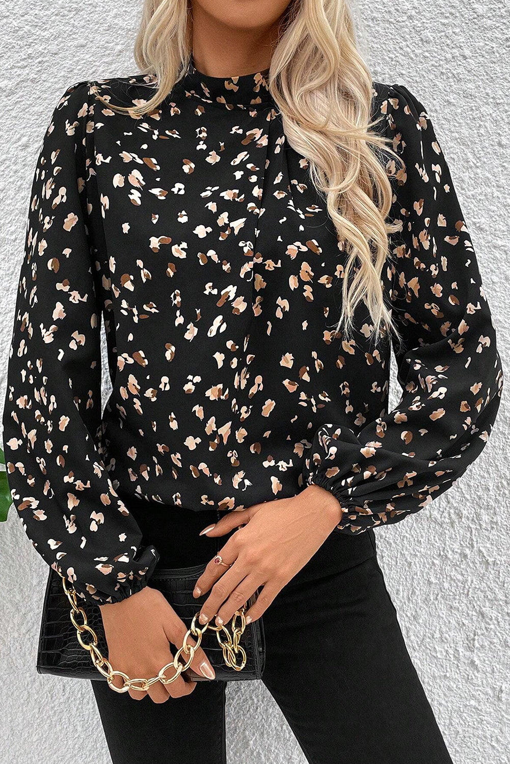Fierce Lantern Long Sleeve Blouse