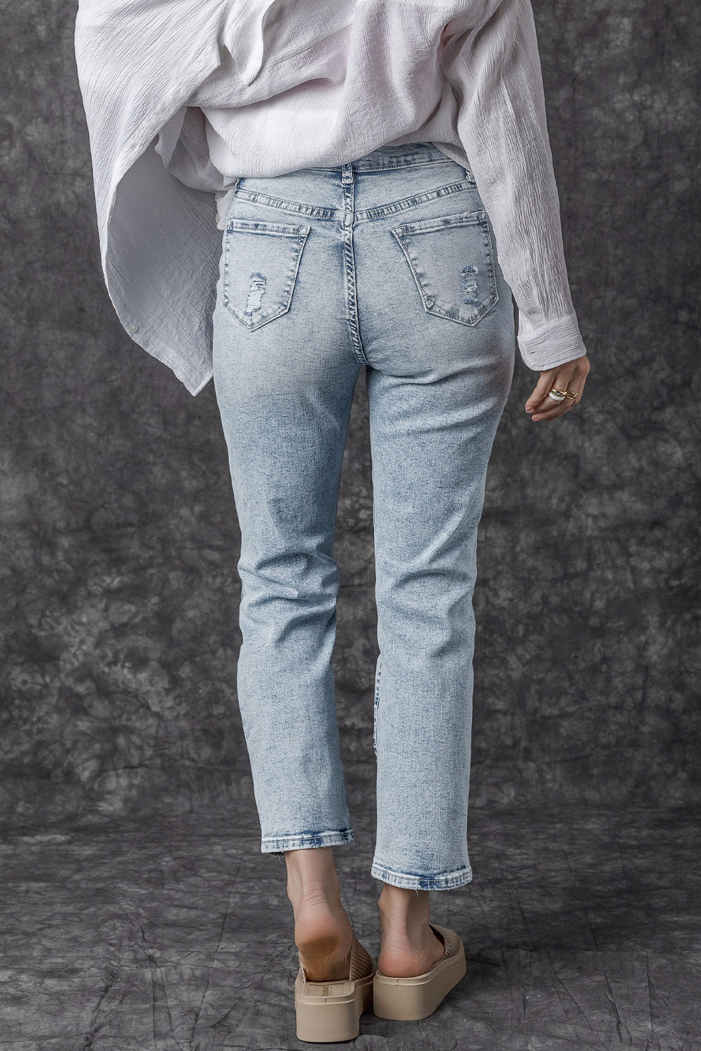 Skyline Fray Jeans