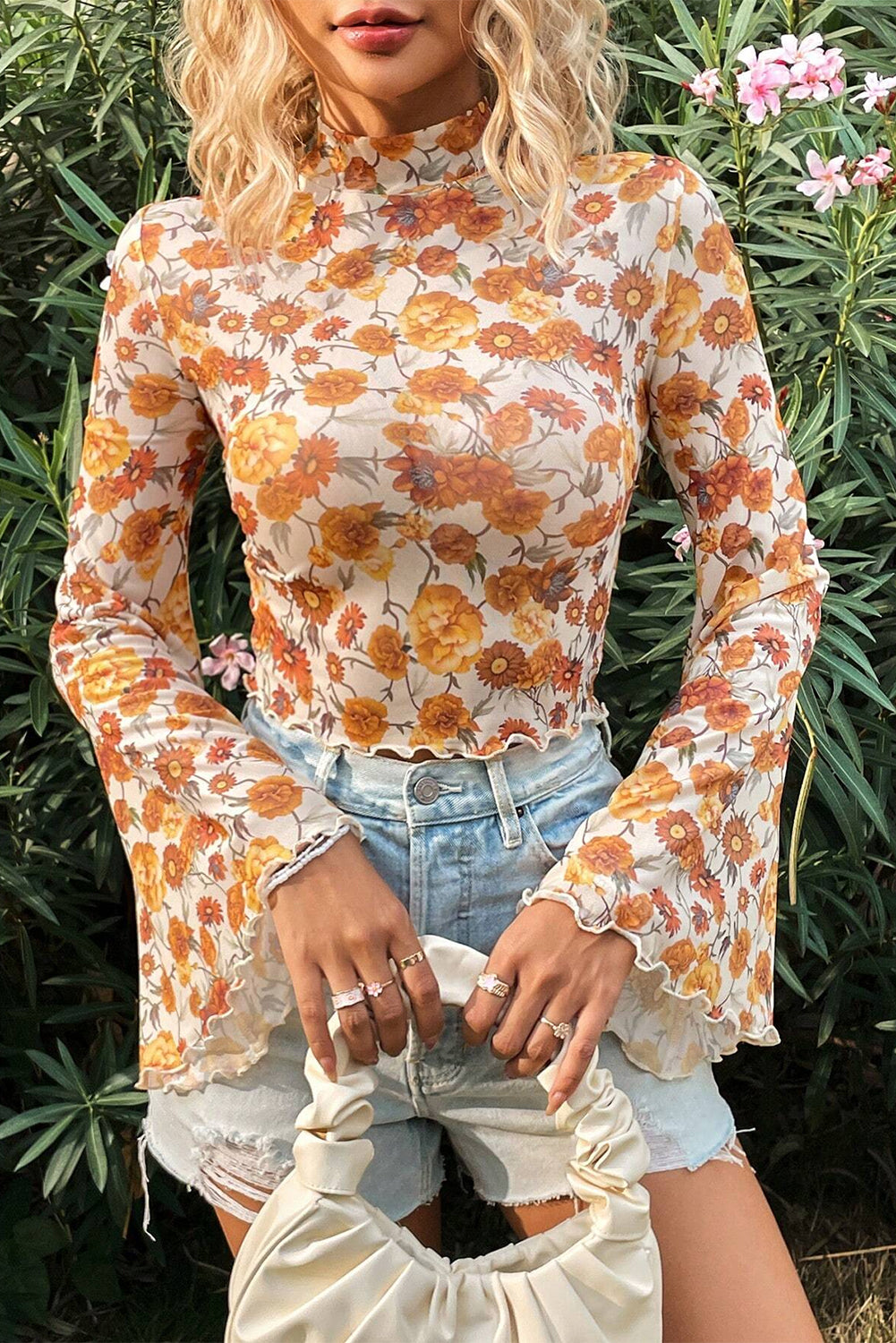 Autumn Florals Long Sleeve Top