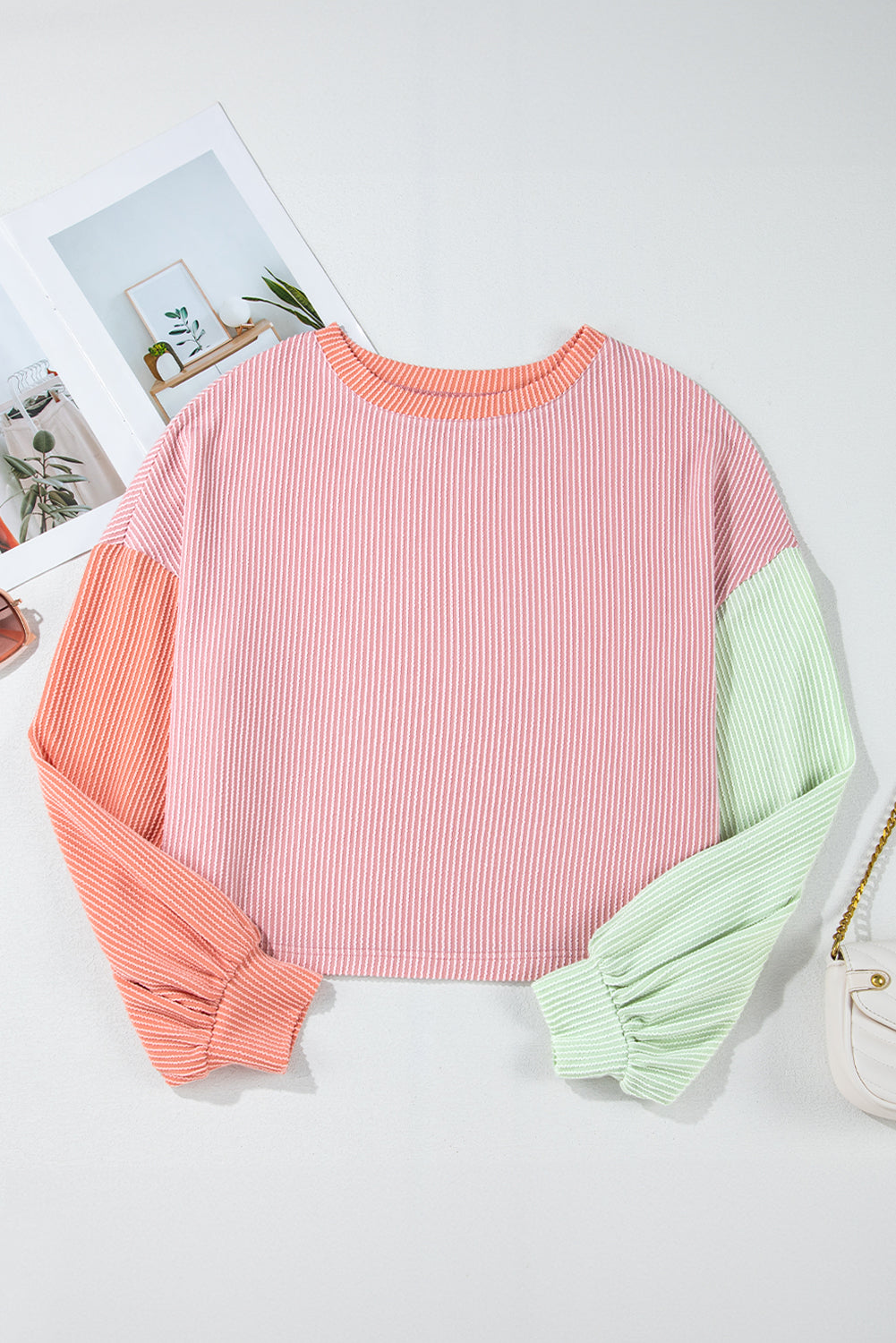 Autumn Corded Long Sleeve Top