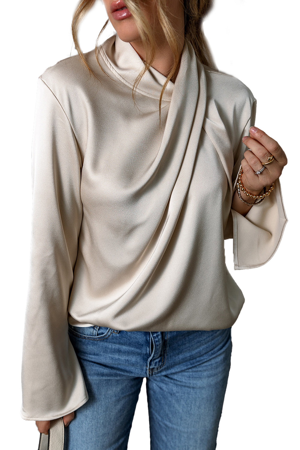 Satin Whisper Blouse