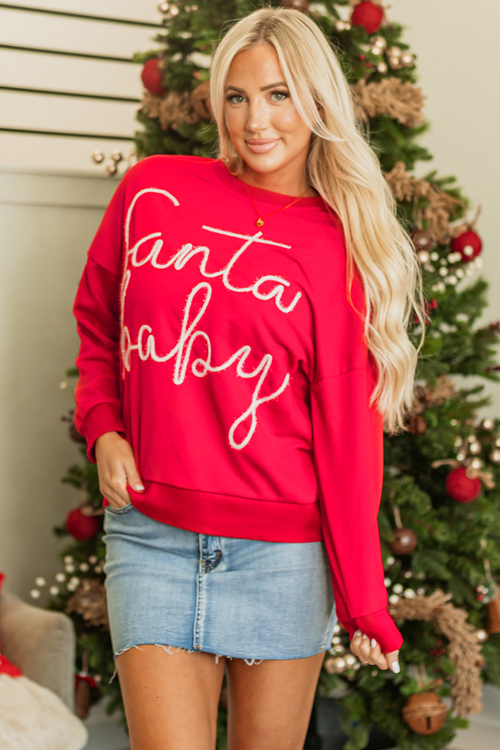 Santa Baby Holiday Sweatshirt