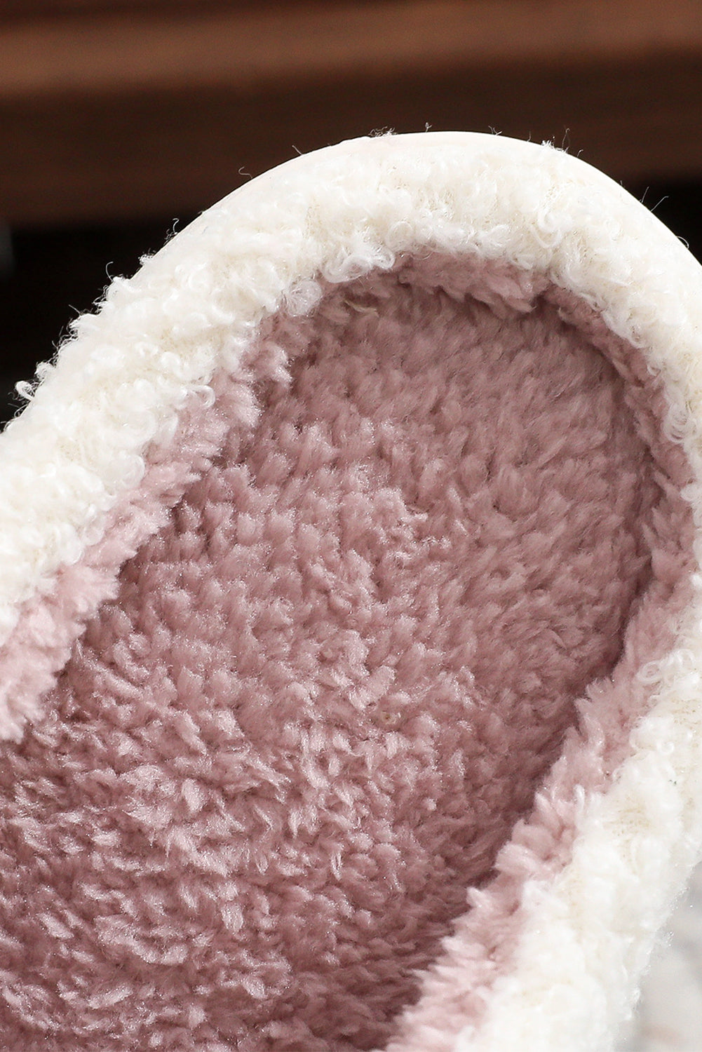 Blush Bow Cozy Slippers