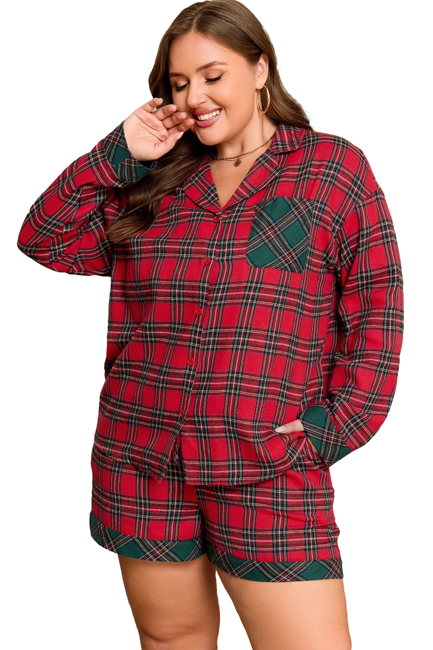 Cozy Cabin Plaid PJ Set