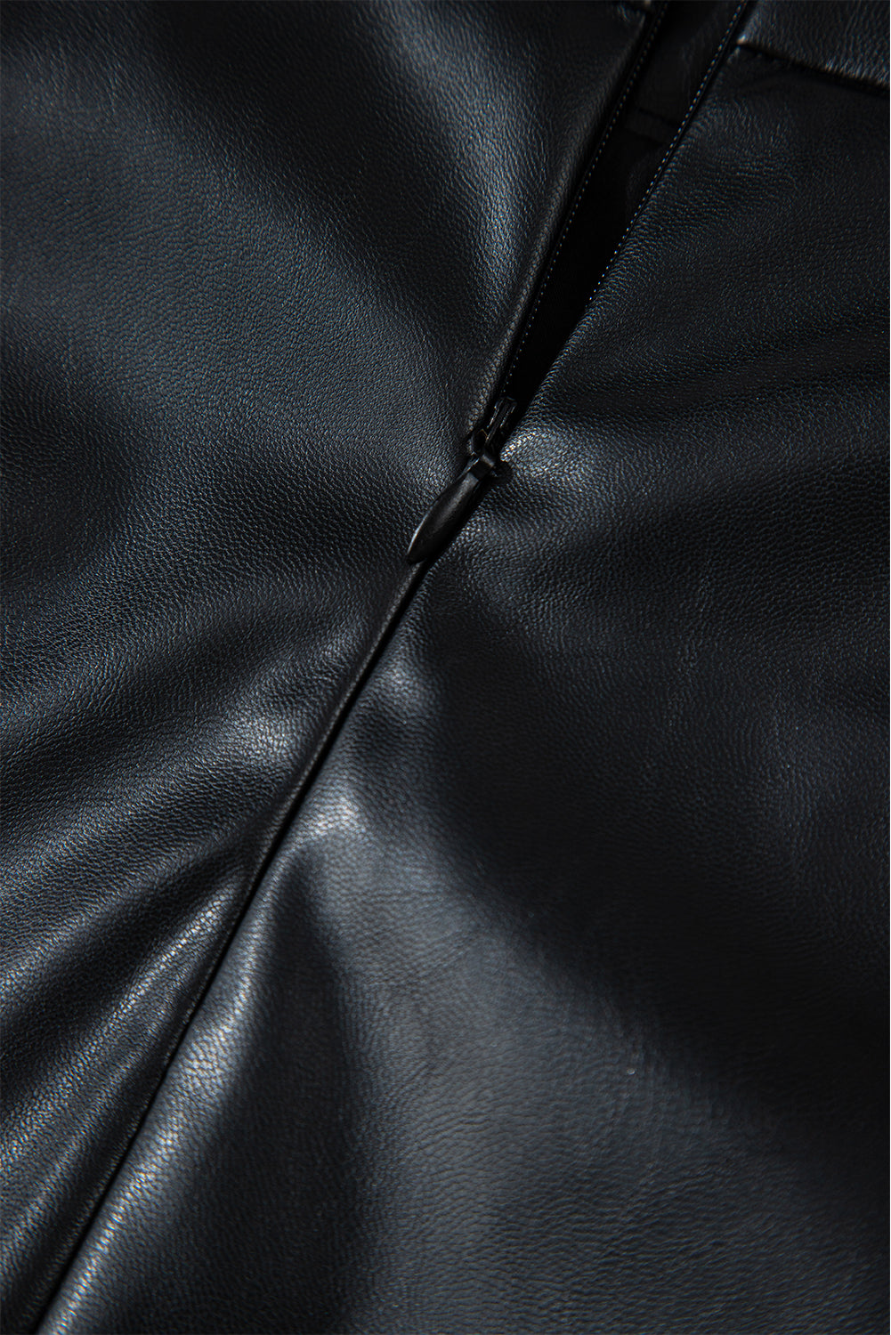 Midnight Edge Faux Leather Mini Skirt