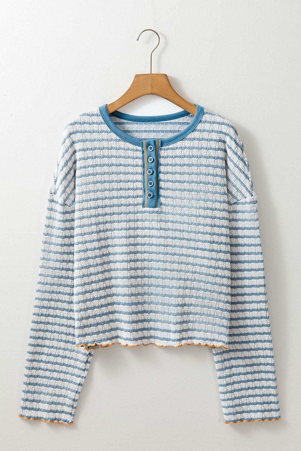 Cottage Striped Long Sleeve Top