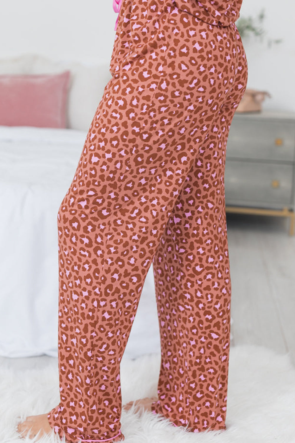Leopard Print PJ Set