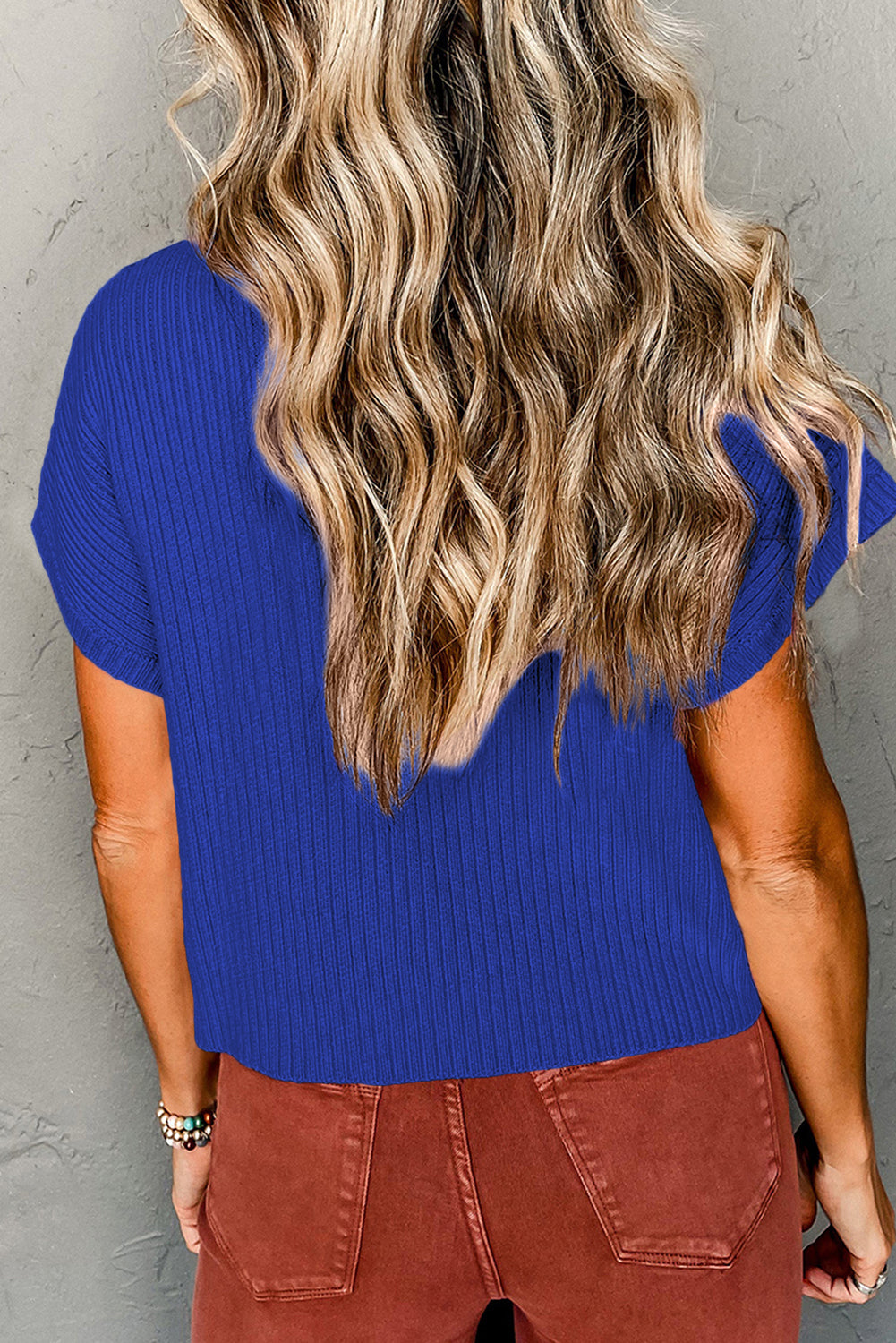 Ribbed Ease Knit Top