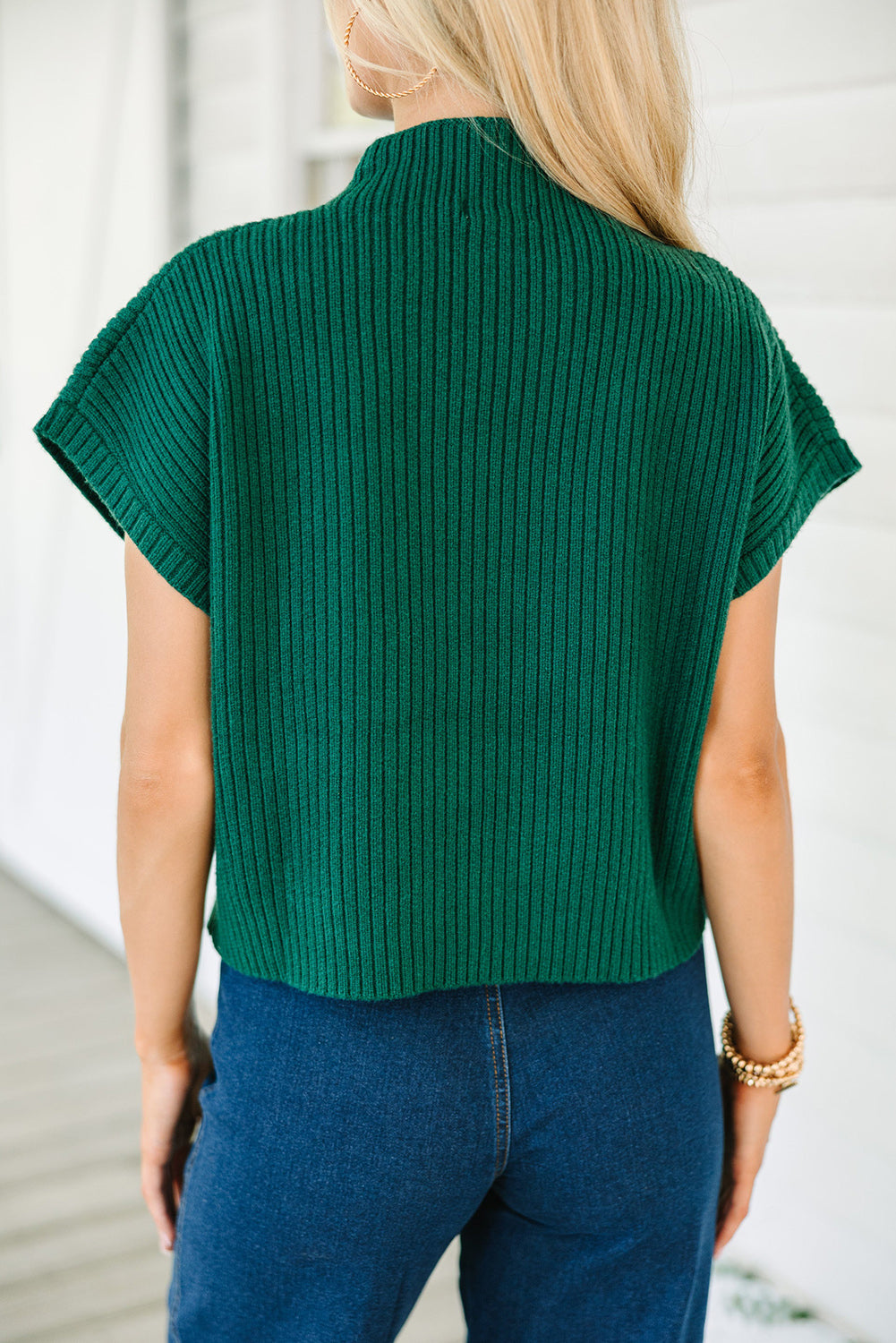 Ribbed Ease Knit Top