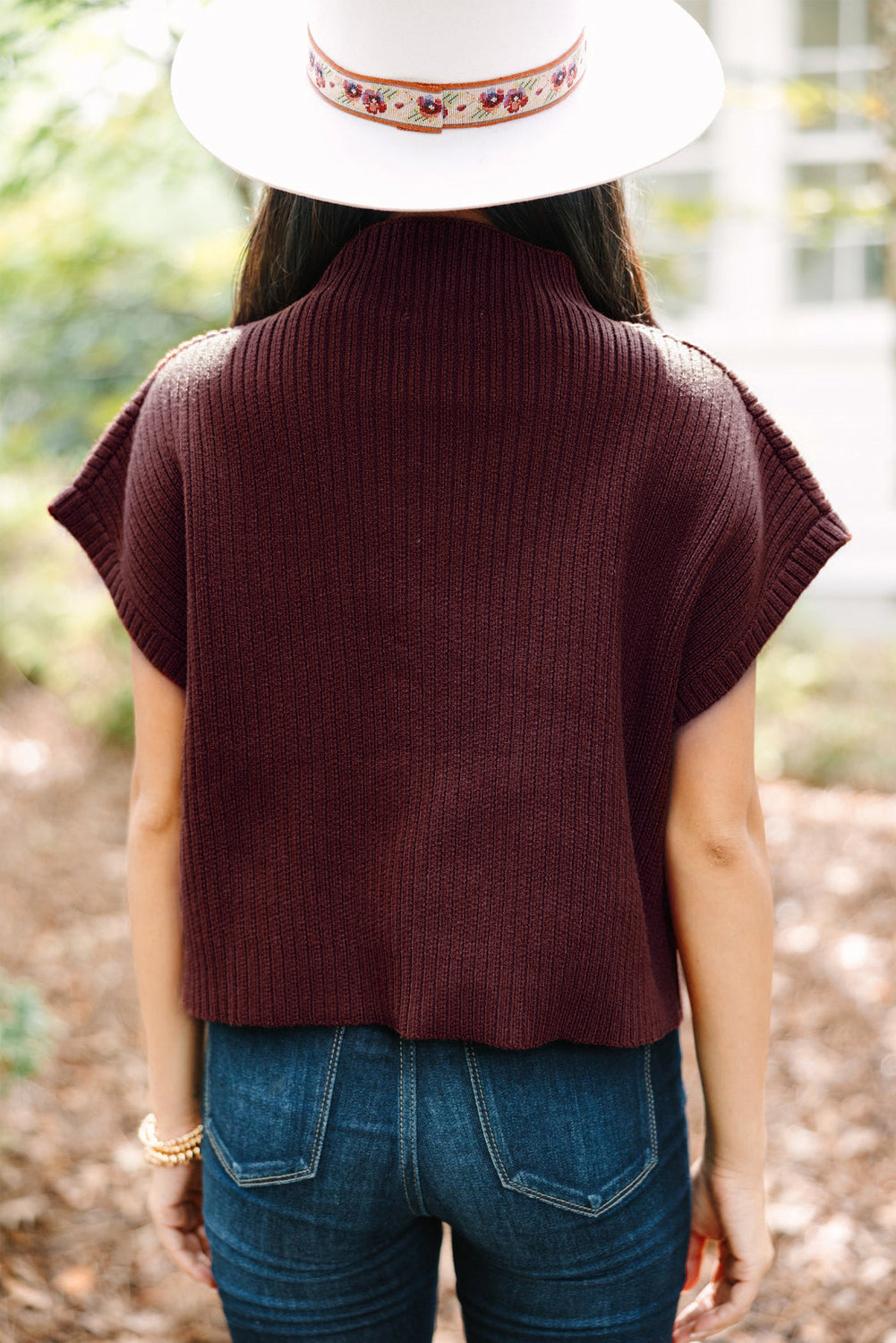 Ribbed Ease Knit Top