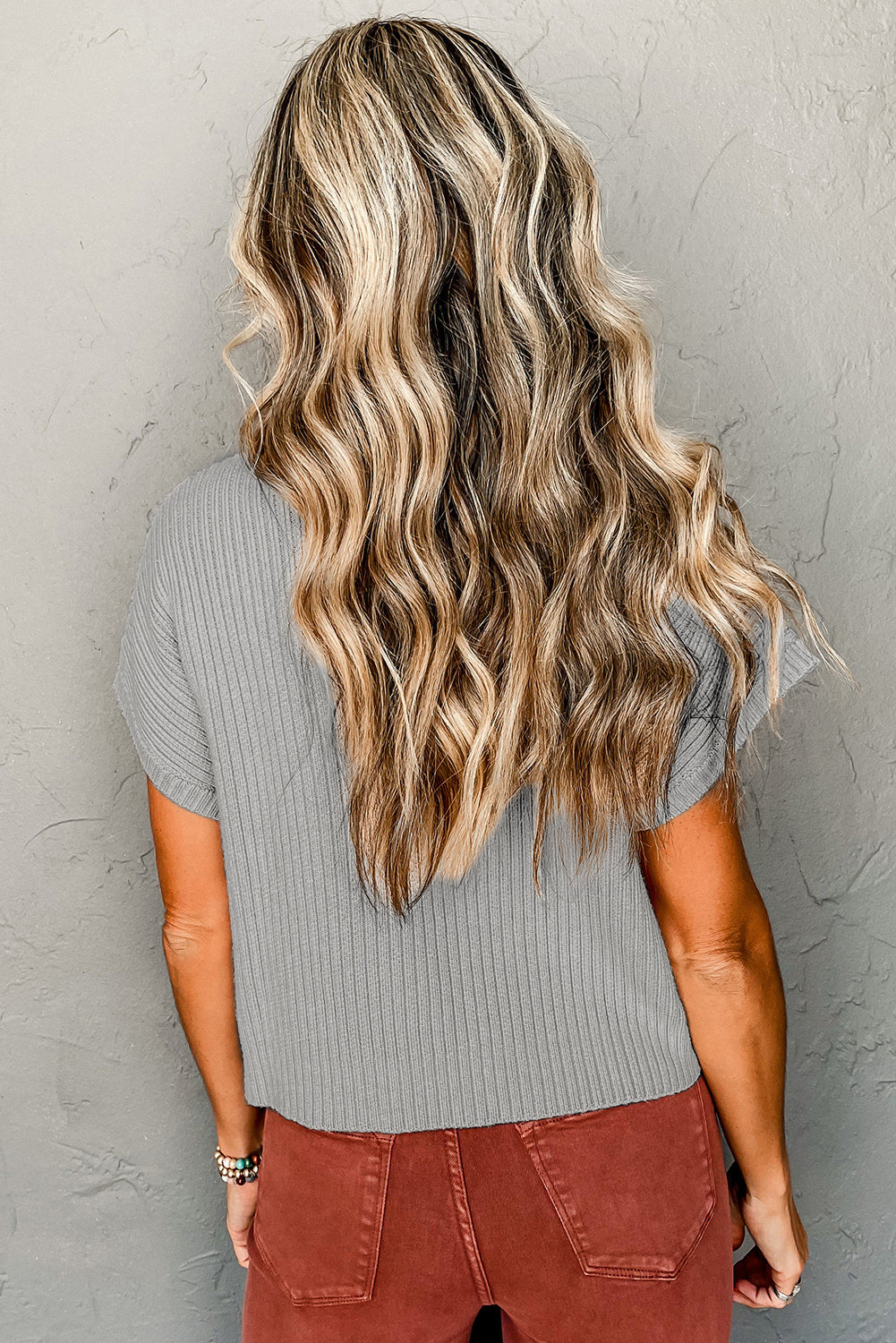 Ribbed Ease Knit Top