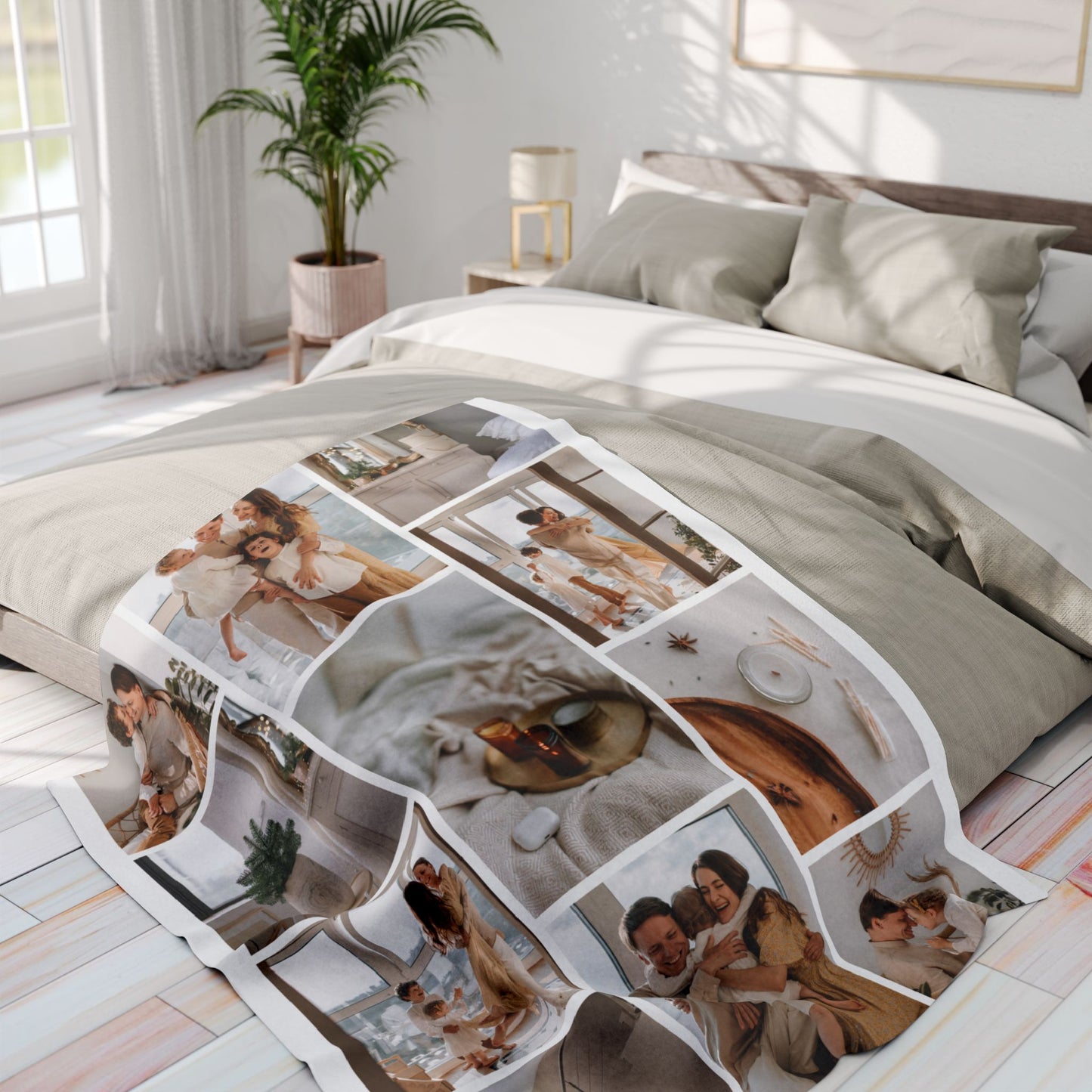 Custom Photo Collage Memory Blanket