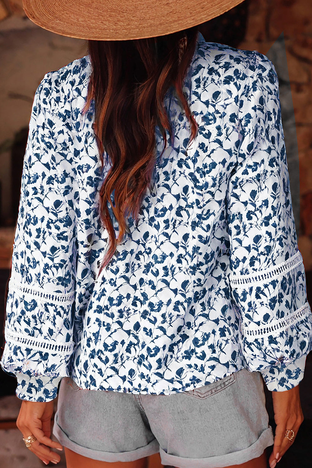 Autumn Lace Long Sleeve Blouse