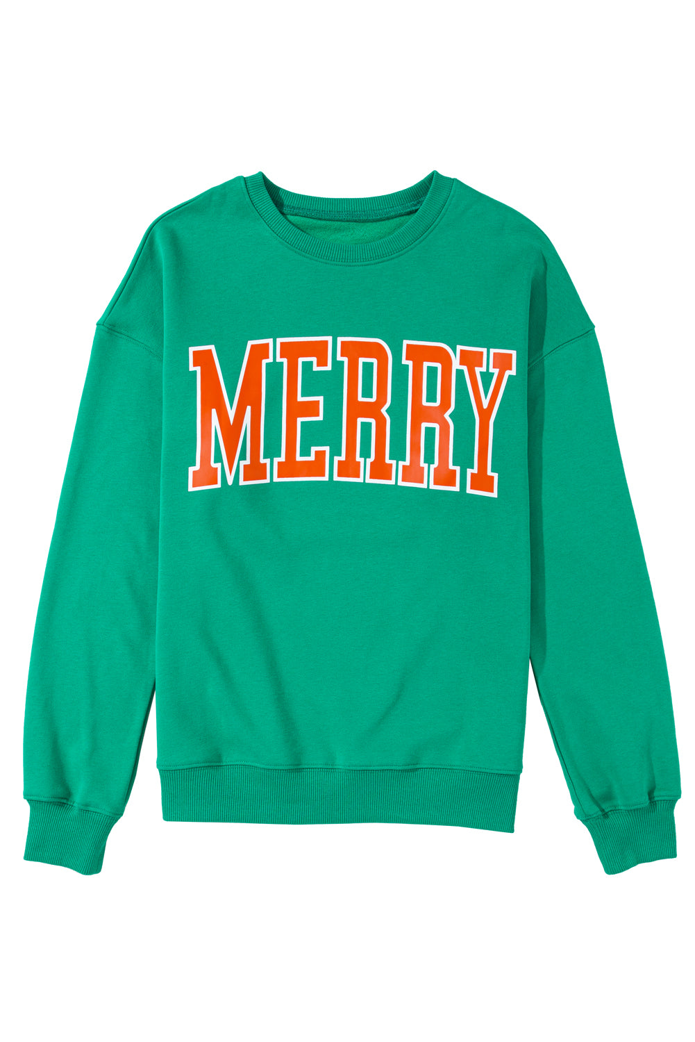 Colorful Merry Script Sweatshirt