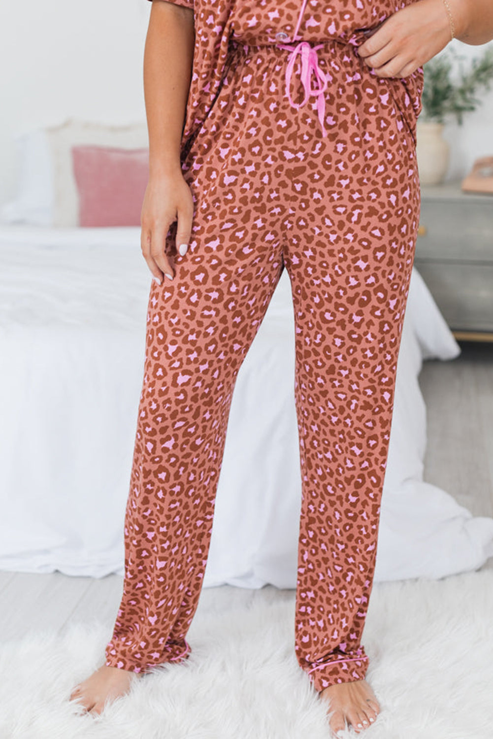 Leopard Print PJ Set