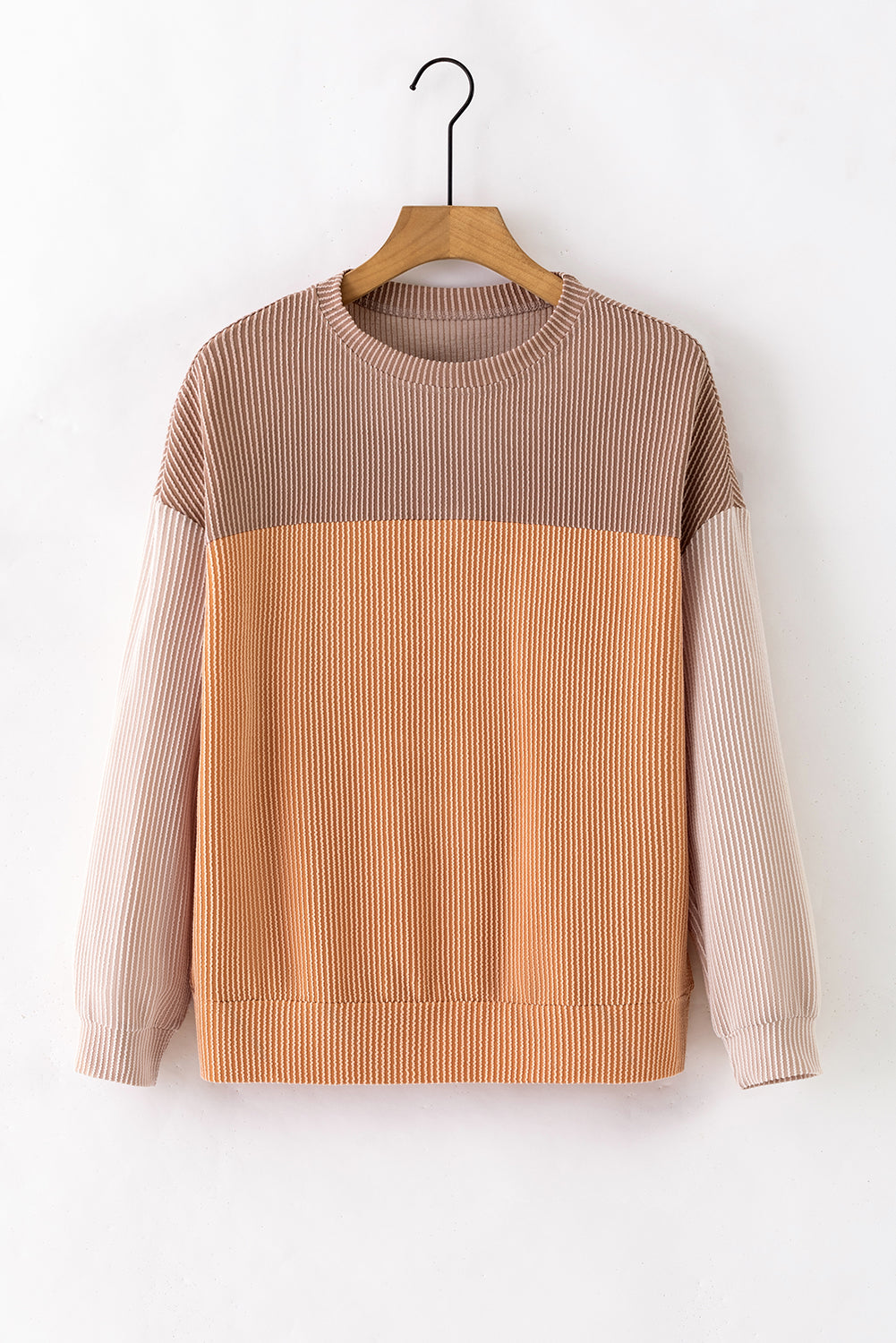 Harvest Blocks Long Sleeve Top