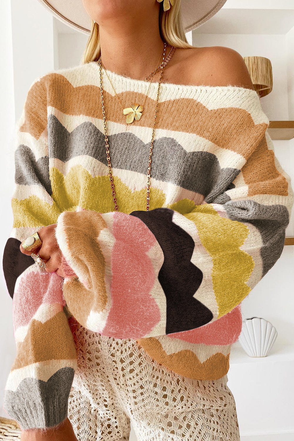 Sunset Horizon Sweater