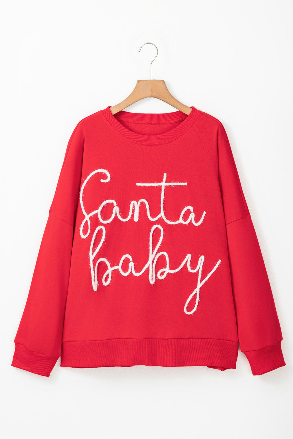 Plus Santa Baby Holiday Sweatshirt