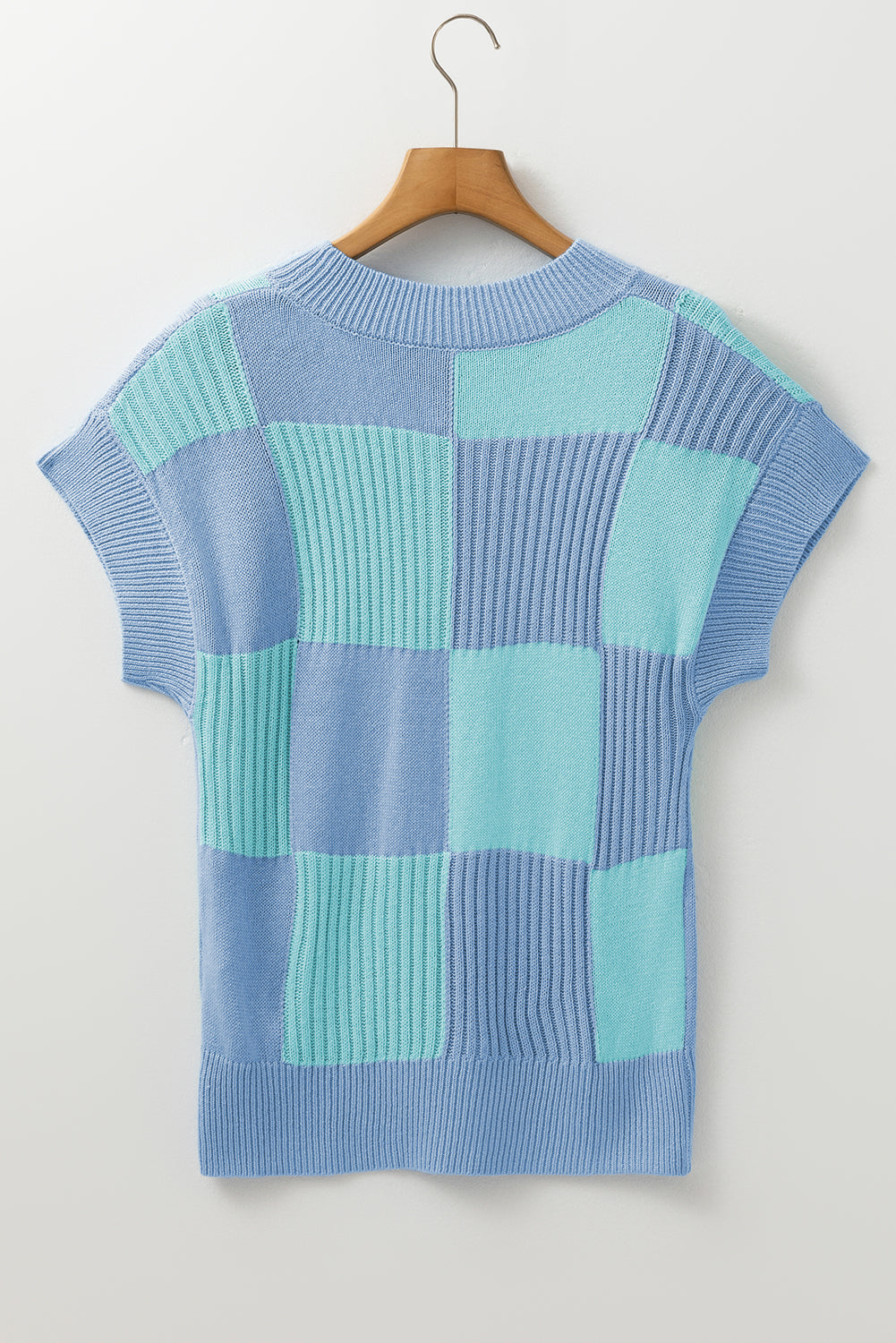 Plaid Patch Sweater