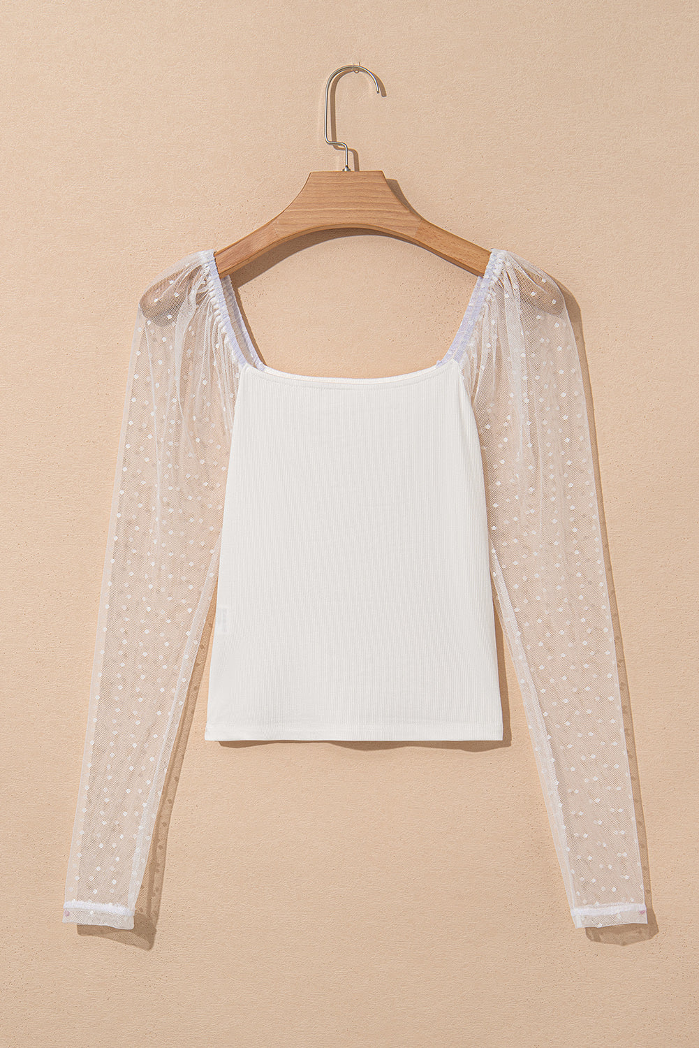 Ivory Whispers Long Sleeve Top
