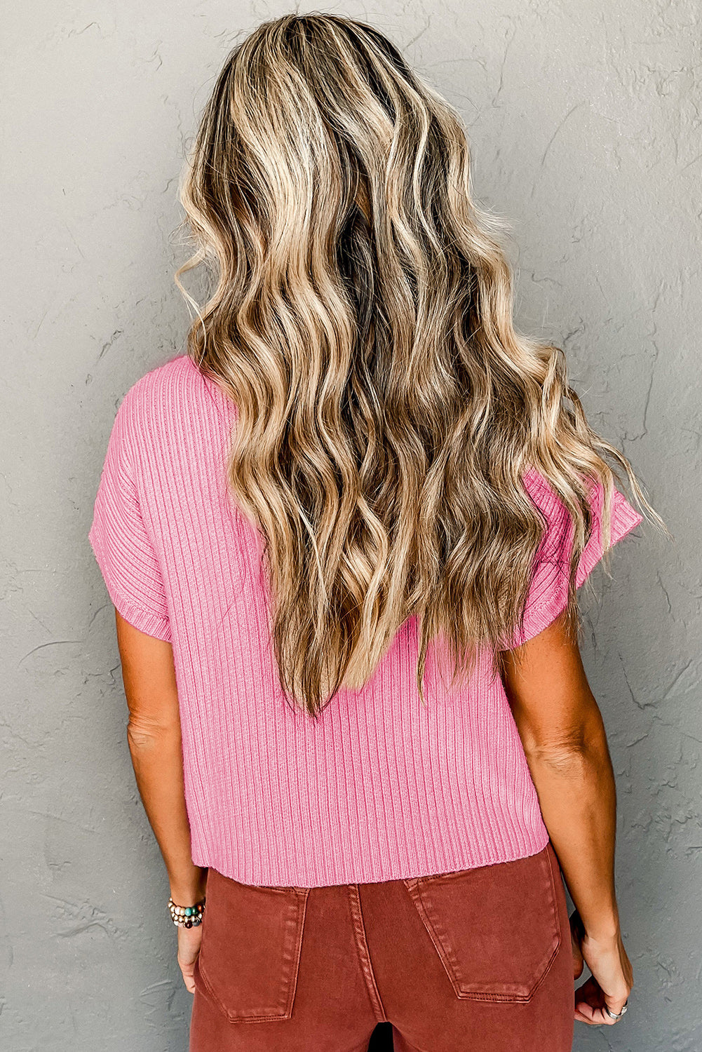 Ribbed Ease Knit Top