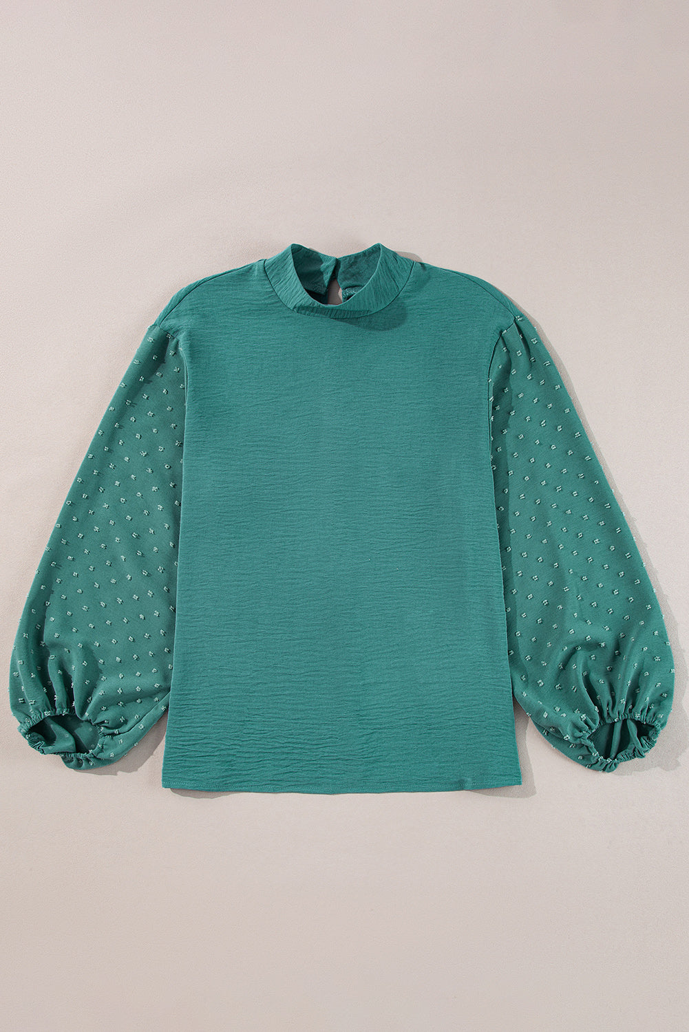 Whispered Dots Long Sleeve Blouse