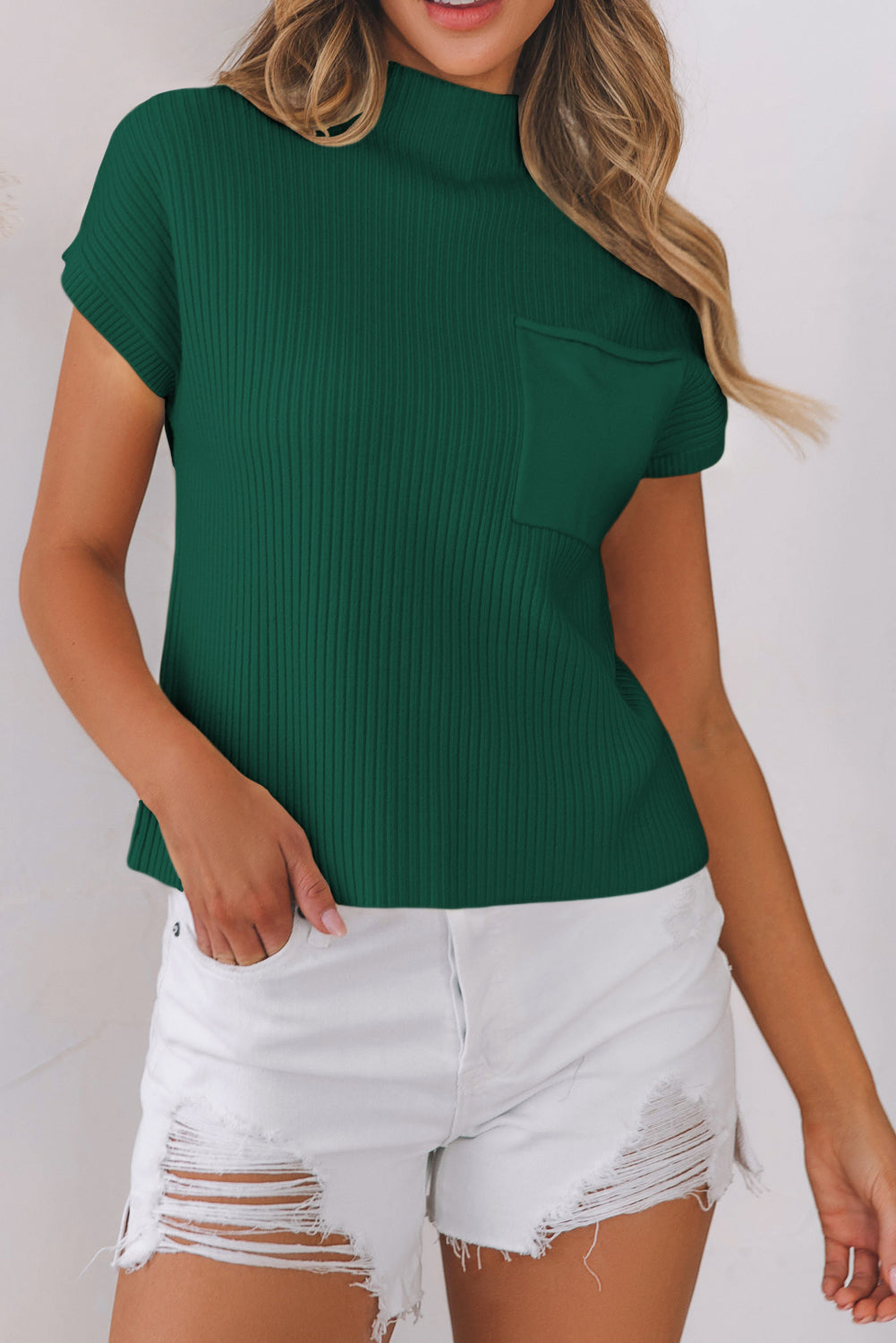 Ribbed Ease Knit Top
