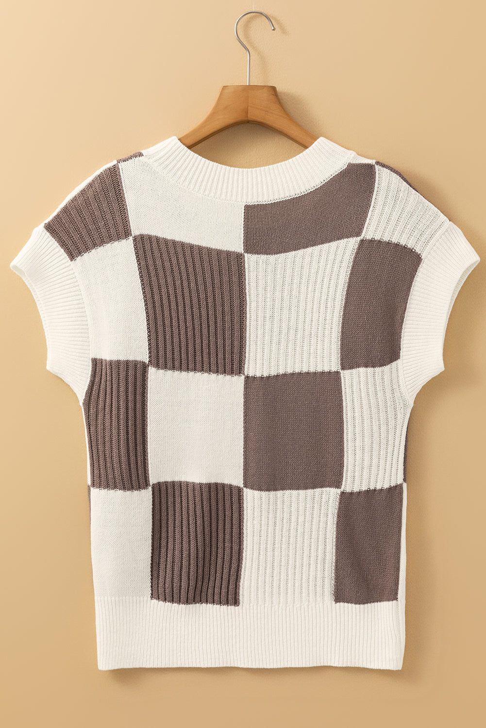 Plaid Patch Sweater