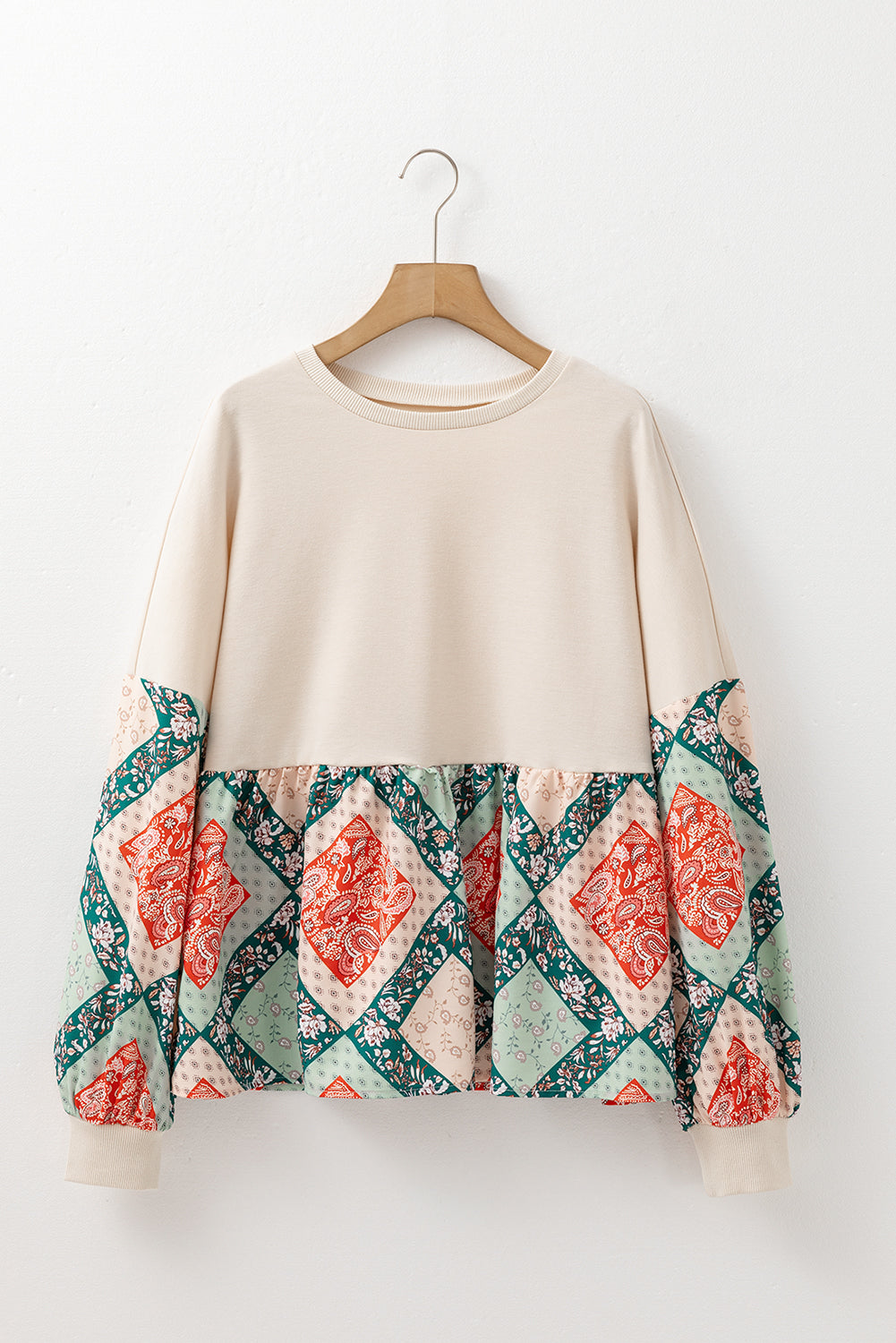 Fall Tapestry Long Sleeve Top