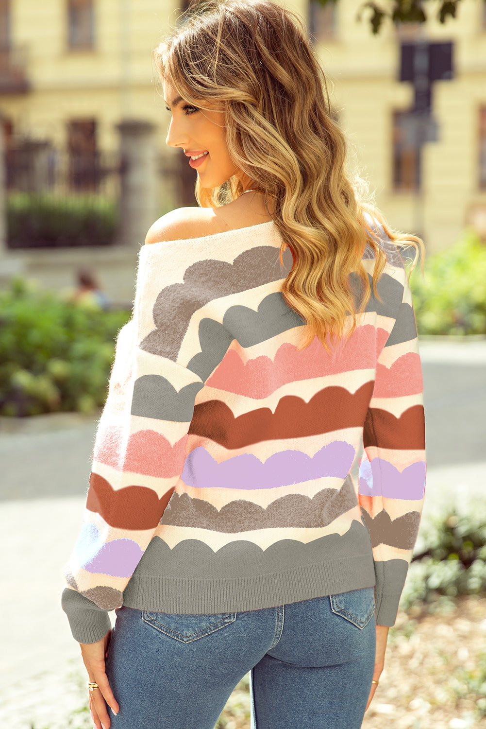 Sunset Horizon Sweater