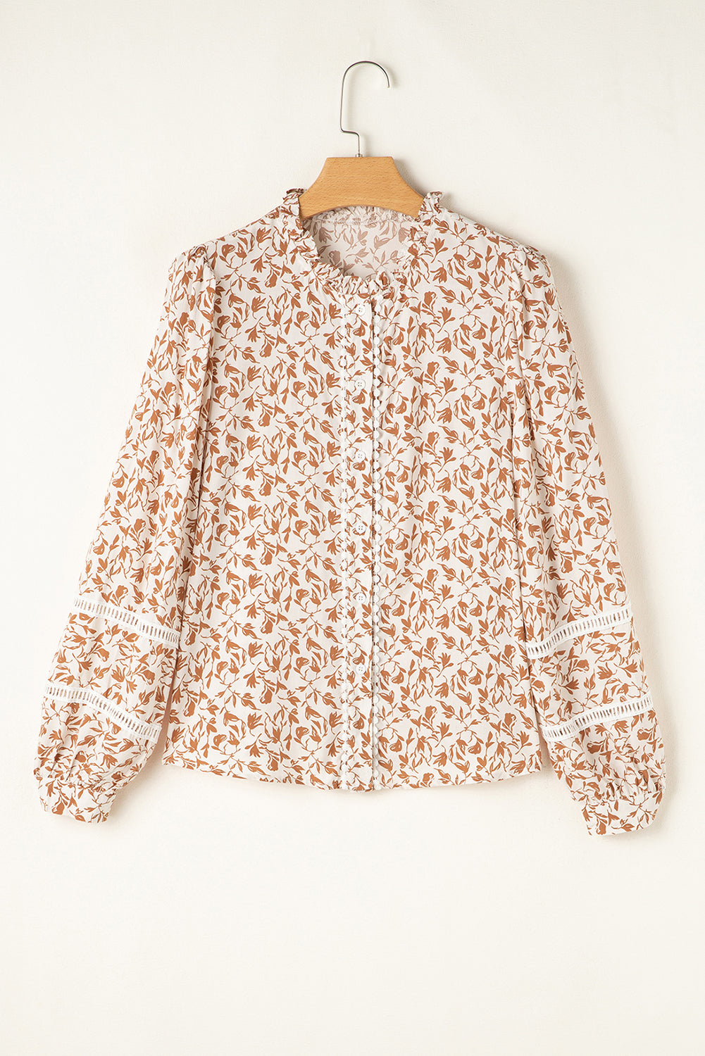 Autumn Lace Long Sleeve Blouse