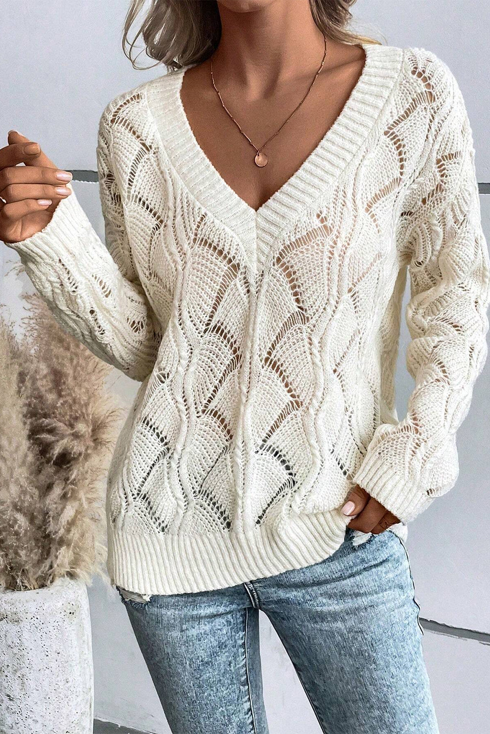 Midnight Allure Knit Sweater