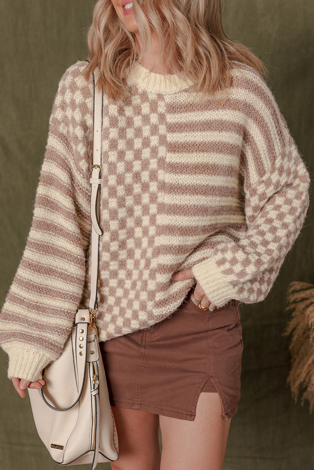 Harvest Check Sweater
