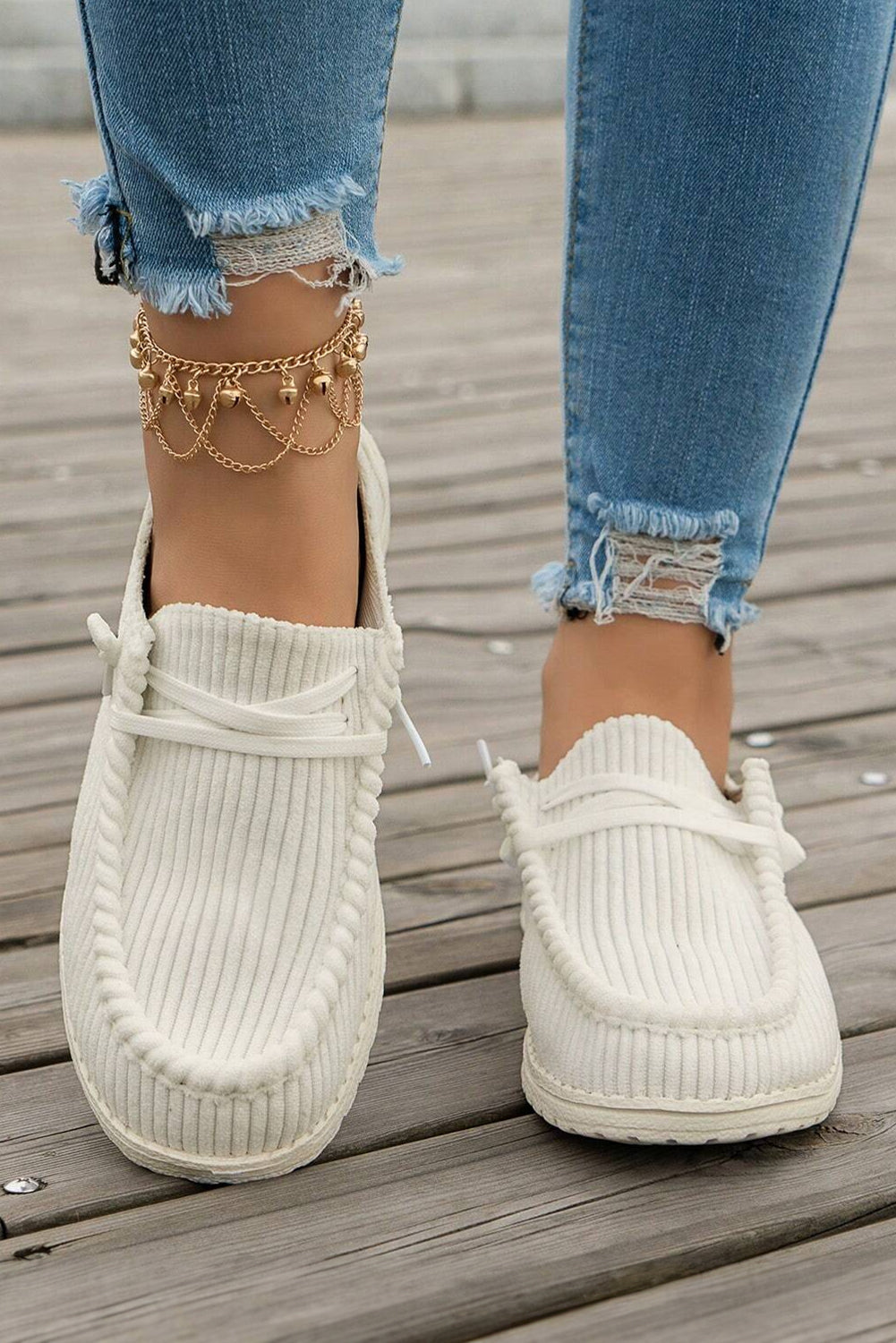 Ribbed Casual Shoes
