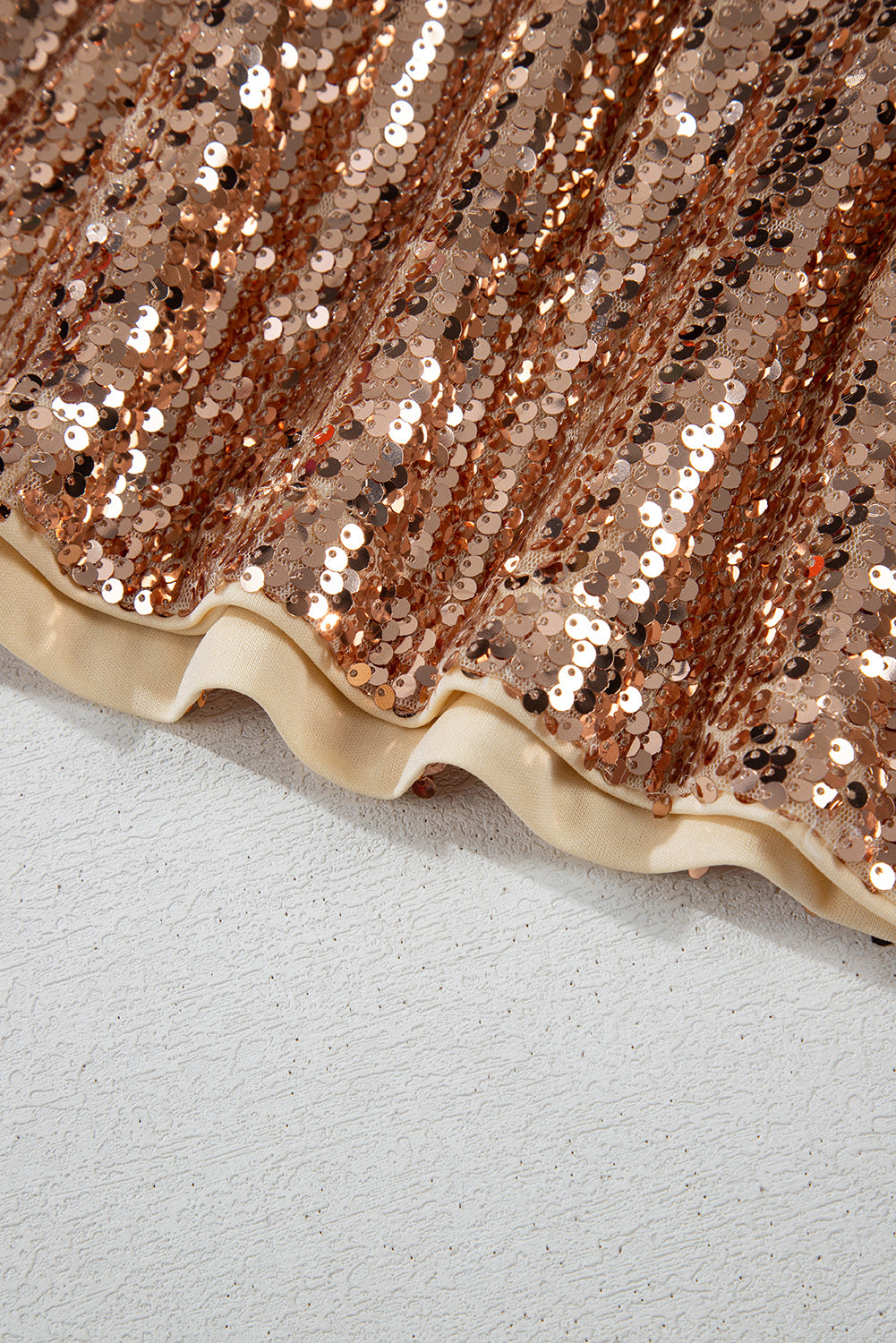 Golden Hour Sequin Mini Dress