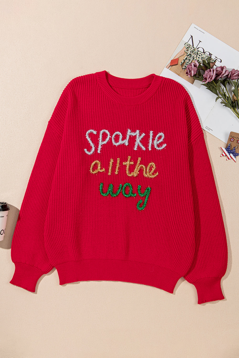 Sparkle All the Way Holiday Sweater