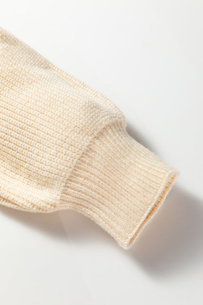 Ribbon Kiss Backless Sweater