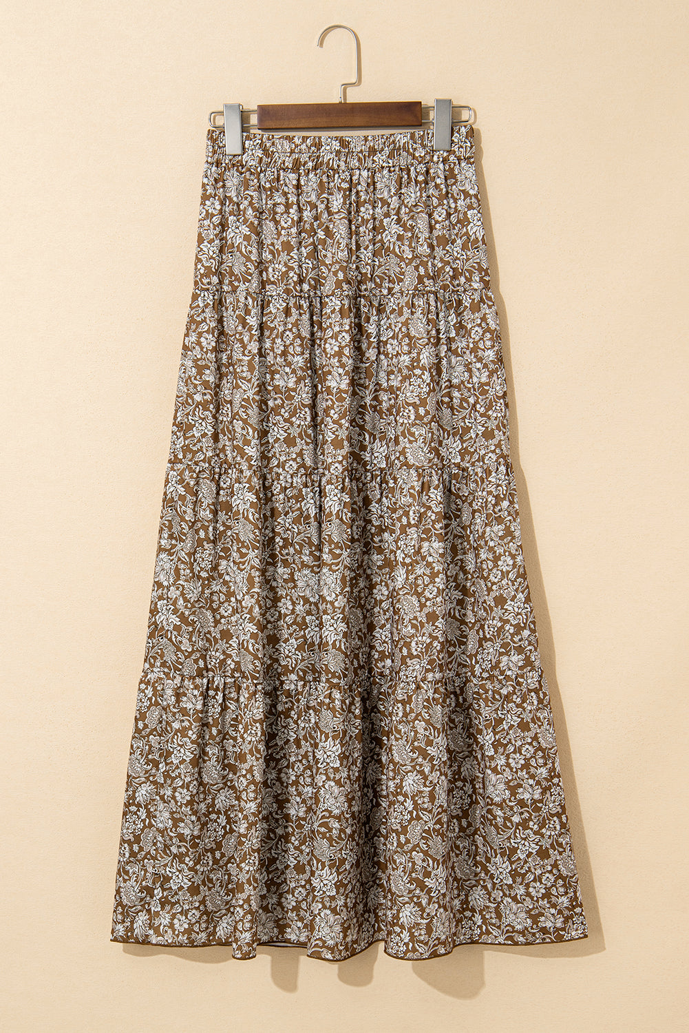 Western Floral Maxi Skirt