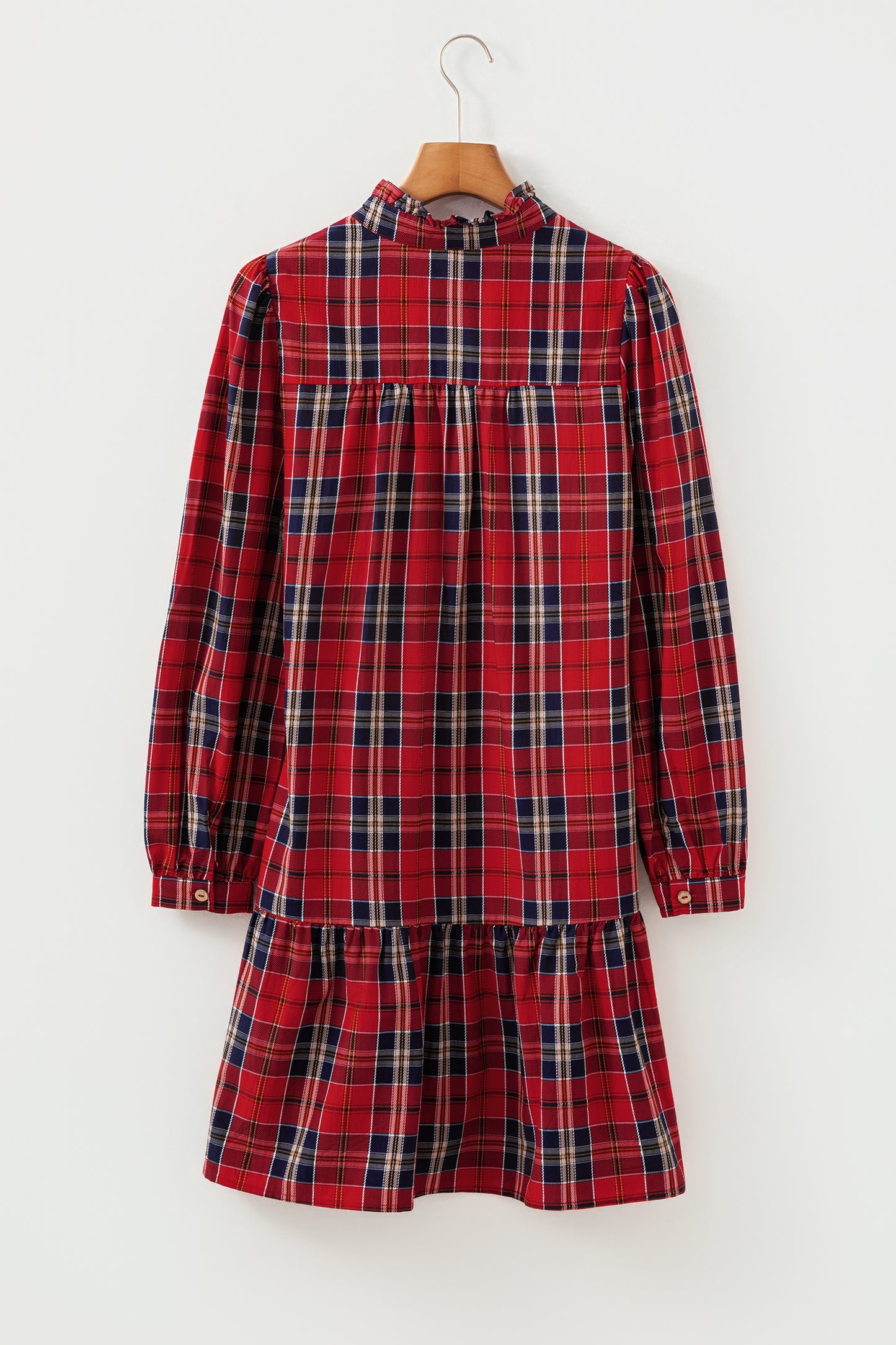 Holly Plaid Tiered Dress